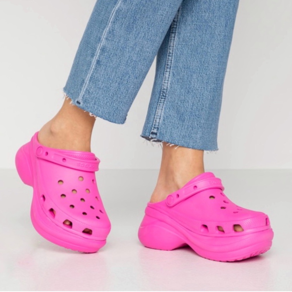 CROCS Pink Mules & Clogs
